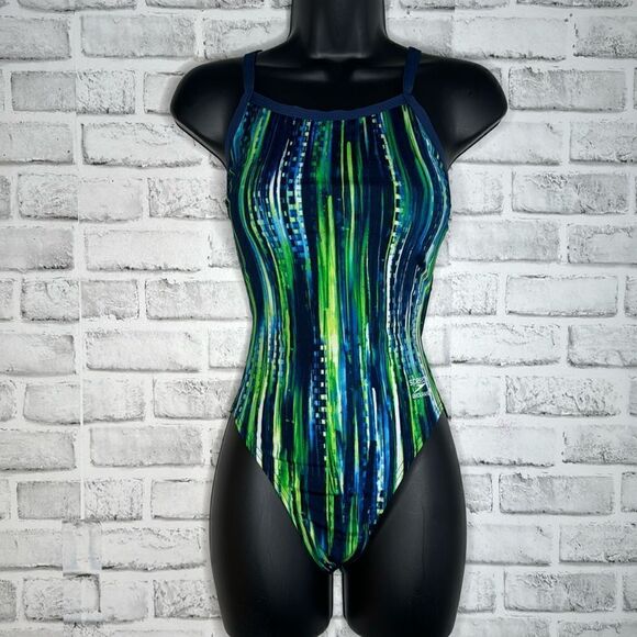 Speedo Endurance Flyback Swimsuit Y2K Vintage Discontinued Size 30 - Picture 1 of 6